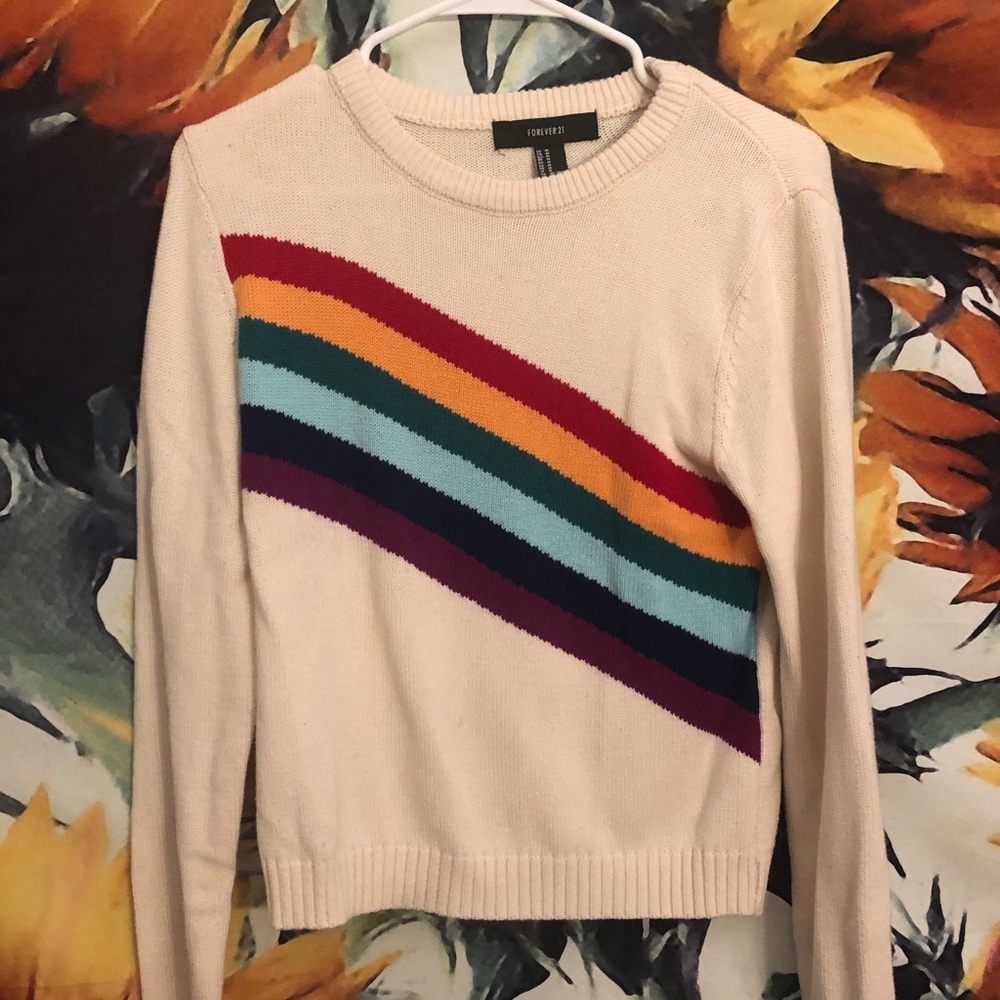 rainbow sweater